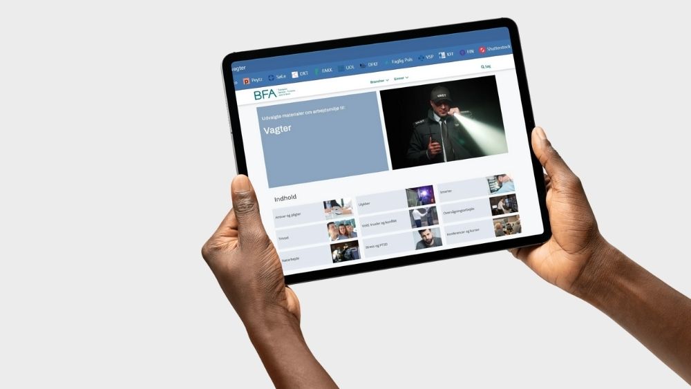 Billede til den relaterede nyhed Her får du masser af information om arbejdsmiljø for vagter